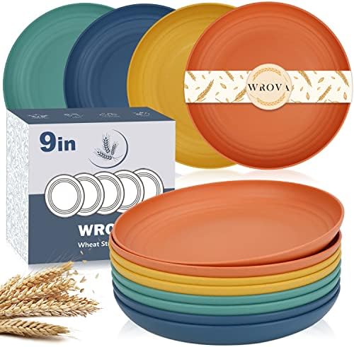 8-Piece Unbreakable Dinner Plates Set