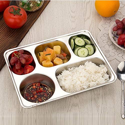 Stainless Steel Divided Plate Set for Camping Entertaining