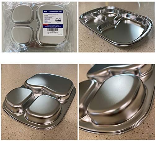 Fam 3-Compartment tray compact safe for toddlers and kids
