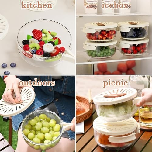 AYNEFY Fruit Washing Basket - Durable Mesh Design