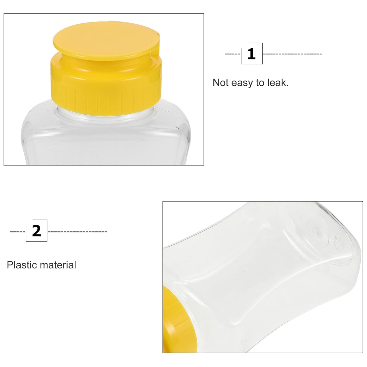 180ml Squeeze Bottle for Ketchup Mustard Salad Dressing Refillable Dispenser