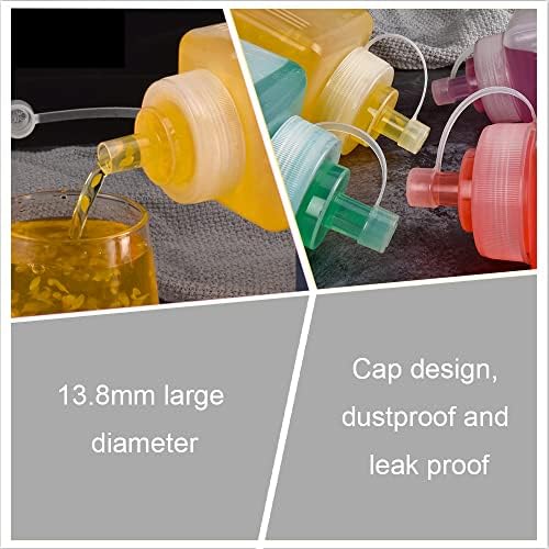 Premium Plastic Squeeze Condiment Dispenser with Square Design