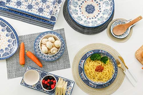 Bico Blue Talavera 18-inch Ceramic Serving Platter