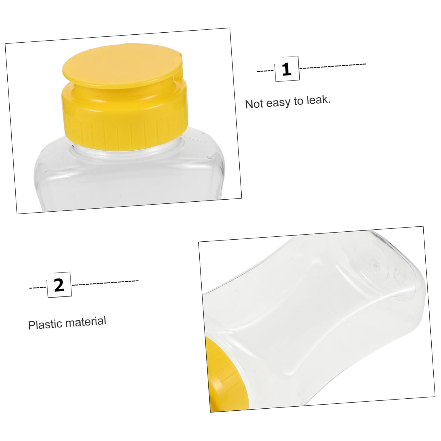 SUPVOX 180ml Honey Squeeze Bottles