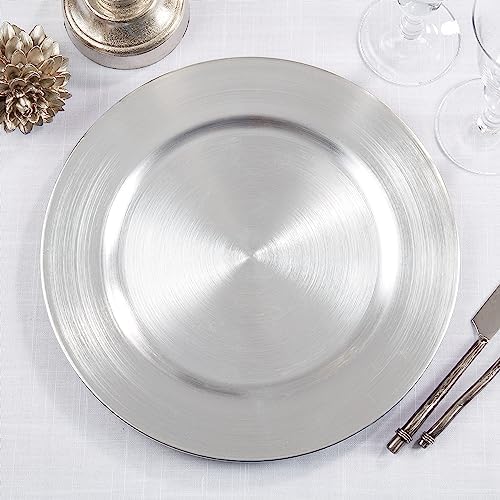 SARO LIFESTYLE Classic 4-Piece Charger Plate Set