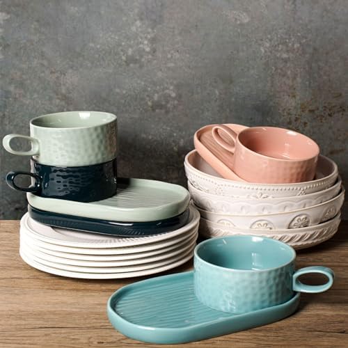 Arcena Solid Soup Sandwich Plate Combo Set 16oz