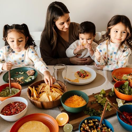 Nook Theory Deep Dinner Plates 8PCS - Wheat Straw Plates