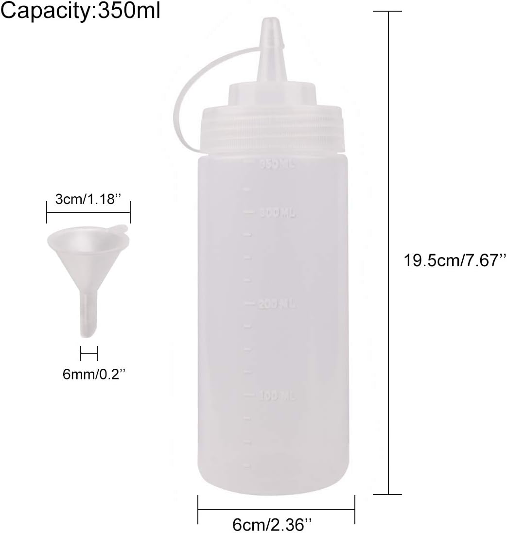 Secure Squeeze Bottles for Kitchen Use