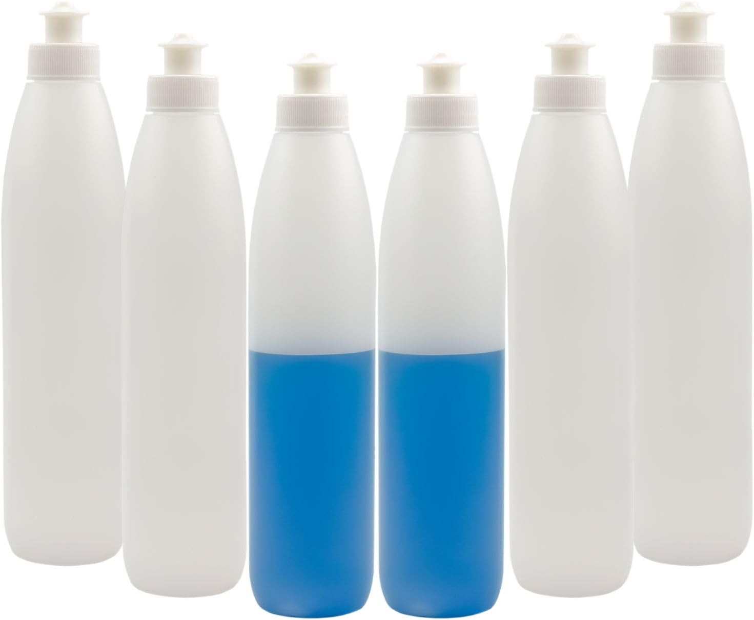 8-Ounce Squeeze Bottle Set HDPE Plastic Dish soap more