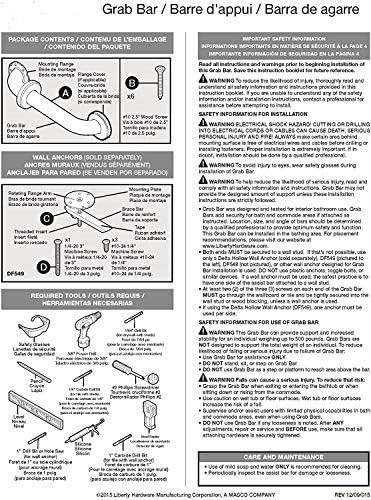 Delta Carlisle Senior Safety Grab Bar