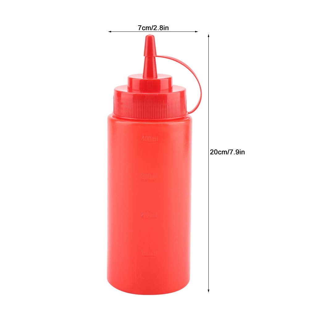 XIASABA Red 460ml Condiment Dispenser