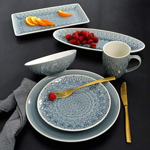Stunning Crackle Glaze Serving Platter