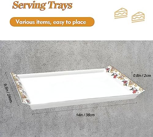 Luxury Bone China Elegant 14 Serving Tray