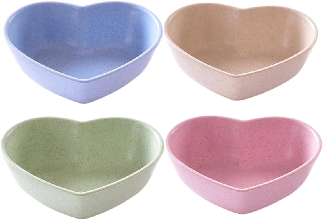 4-Piece Heart-Shaped Tasting Dishes