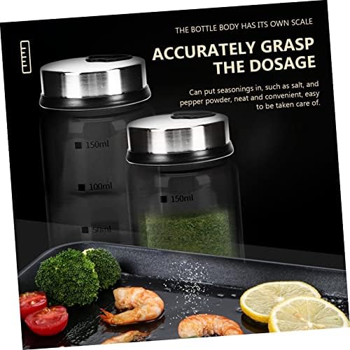 CIYODO2PCS Glass Condiment Bottles