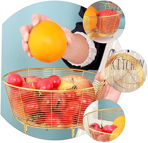 OKUMEYR Durable Stainless Steel Fruit and Vegetable Basket