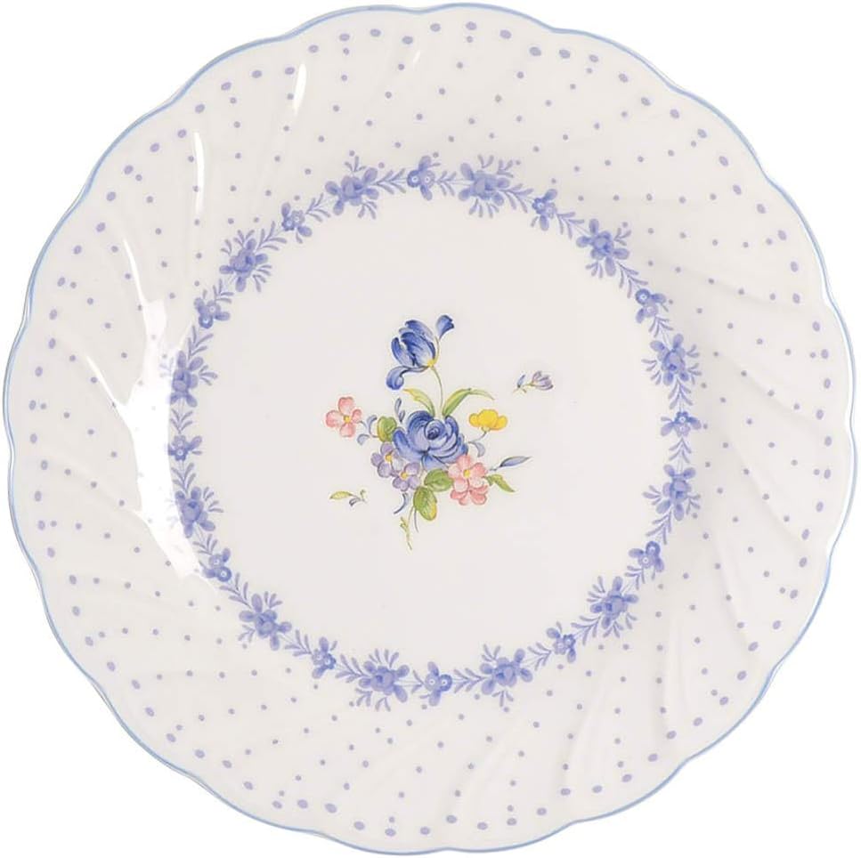Vivid NIKKO Blue Peony Salad Plate