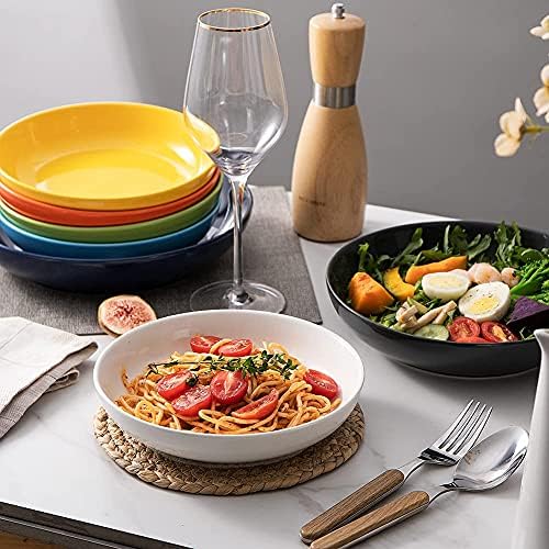 Sweejar Dinner Bowls Set Steel Blue