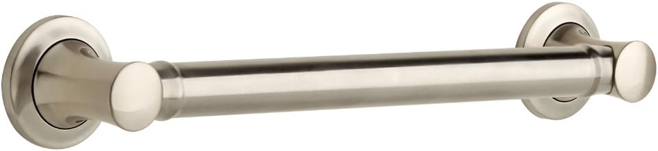 Bathroom Safety Grab Bar Brushed Nickel