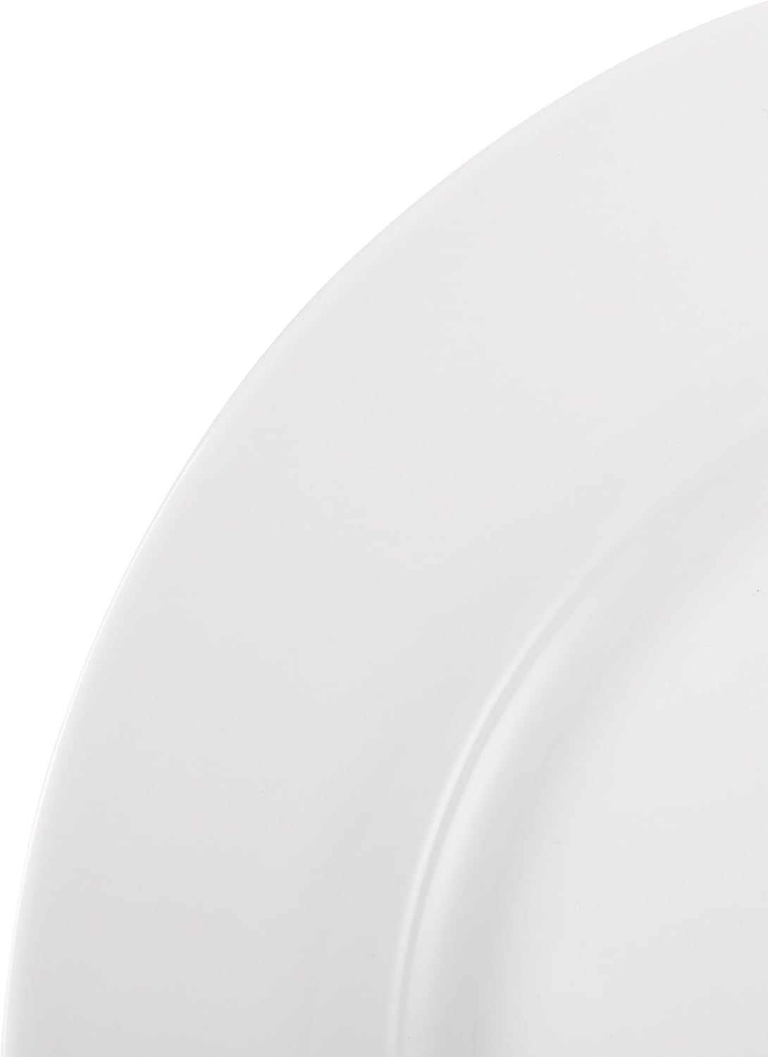 Amazon Basics 6-Piece White Dinner Plate Set 105 Inches