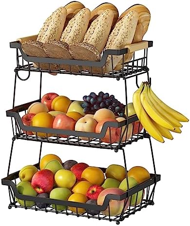 Gillas 3-Tier Countertop Fruit Basket
