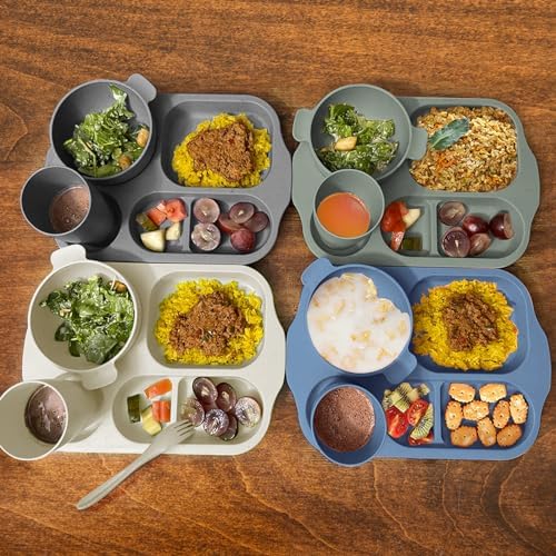 shopwithgreen Unbreakable Wheat Straw Dinnerware Set for Kids