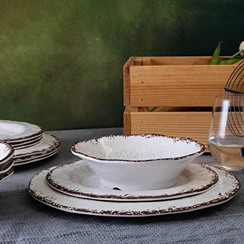 Vibrant Rustic Melamine Serving Platter Set