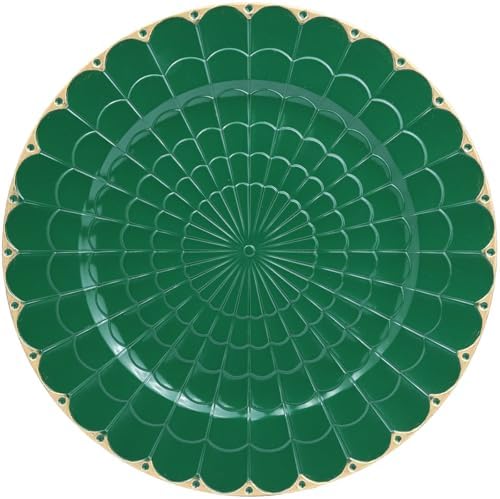 Omuriko Green Charger Plates Set of 6