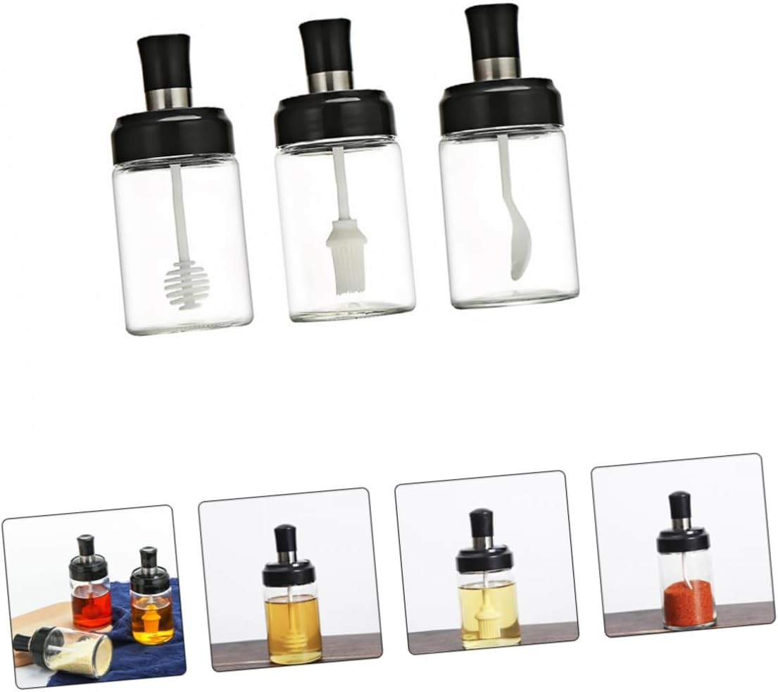 3-Pack Sealed Seasoning Jars for Salt