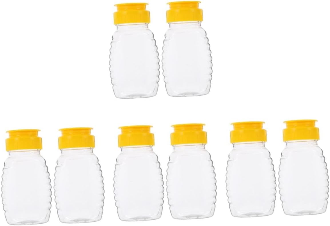 8-Pack Honey Dispenser Syrup Jars