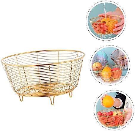 Perfect for Fruits Veggies Stainless Steel Drain Basket
