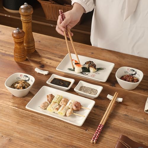 Elegant Sushi Plates Set