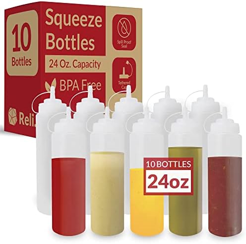 Reli 24 oz Squeeze Bottles 10-Pack