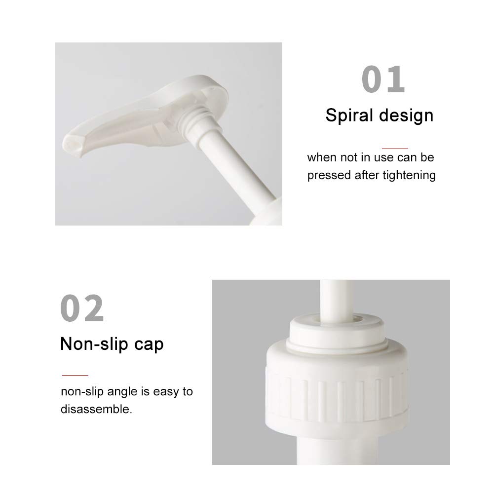 Sleek 1600ml Simple Press Pump Bottles