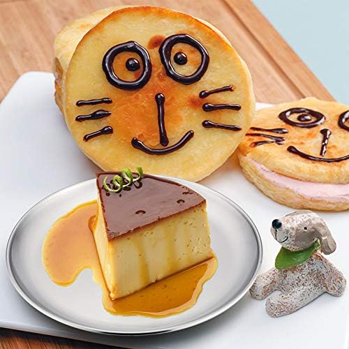 HaWare 6-Piece Stainless Steel Plates for Kids