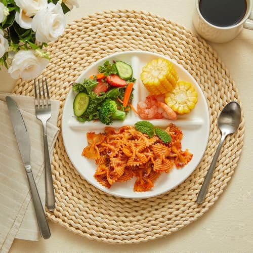 Sweese Portion Control Plates Set of 2 for Adults