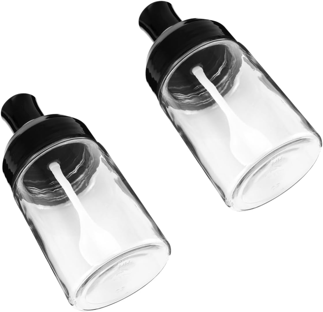 HOLIDYOYOSpace-Saving Condiment Set with Lids Spoons