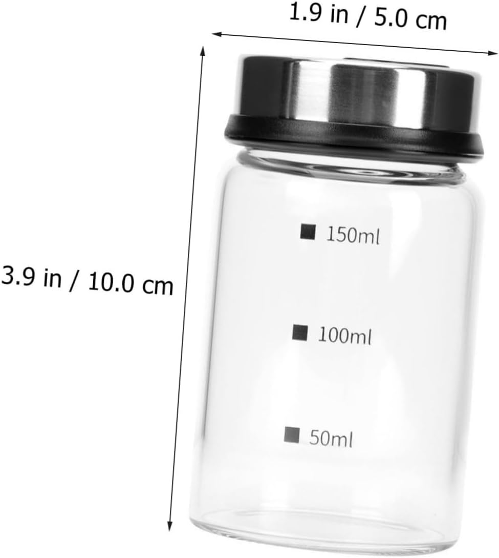 CIYODO2PCS Glass Condiment Bottles