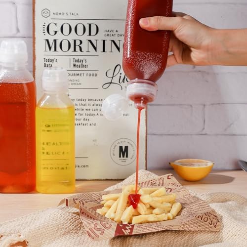 Convenient Squeeze Bottle for Condiments 10oz