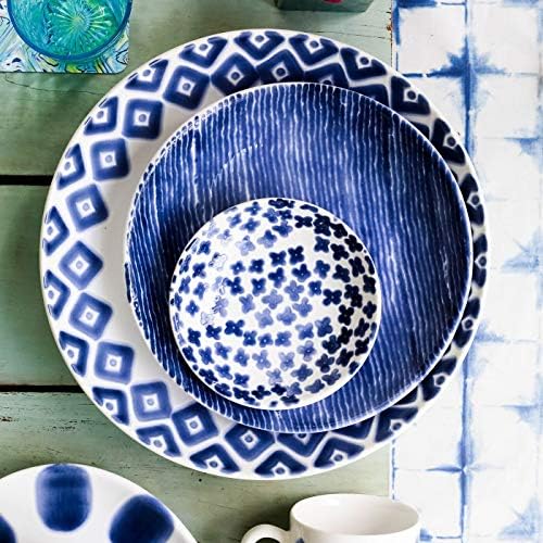 Vietri Viva Santorini Diamond Medium Serving Bowl