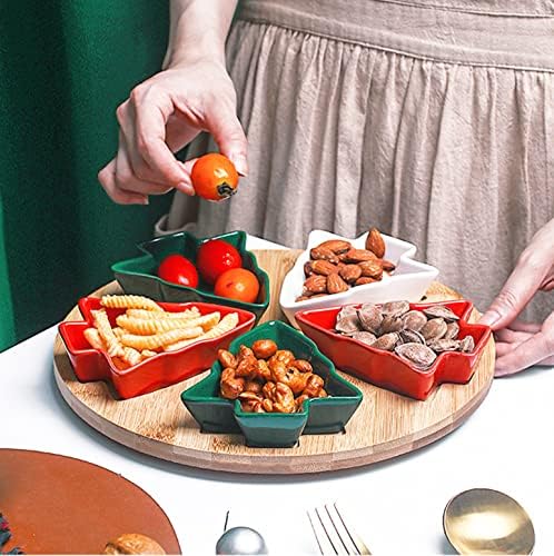 Rotating Colorful 108-inch 5PCS Plates Set