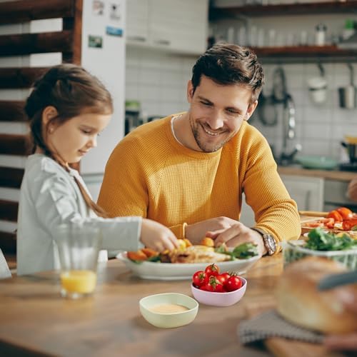 Durable Wheat Straw Soy Sauce Bowls for Parties