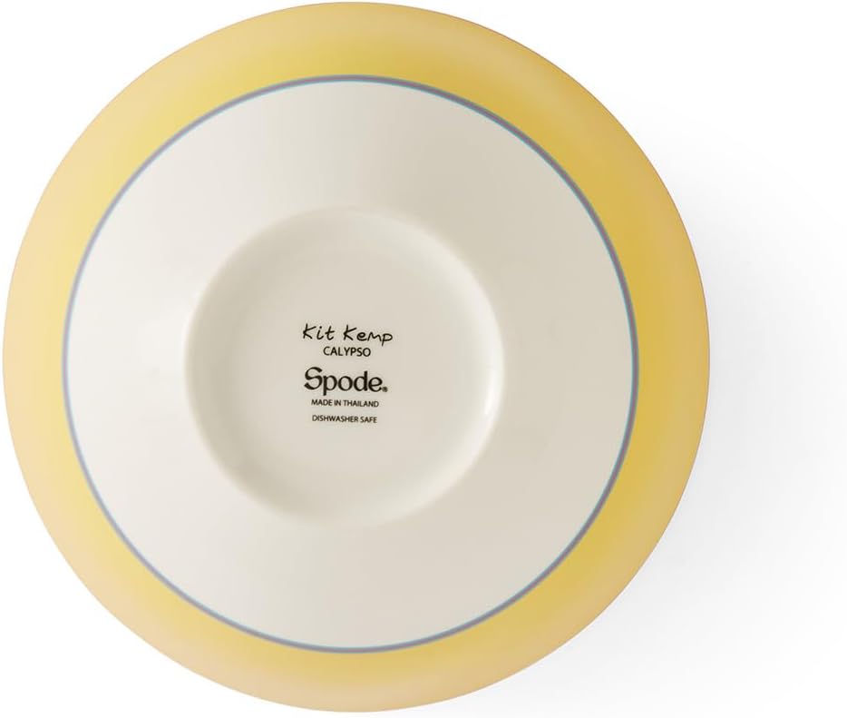 Spode Kit Kemp 6 Calypso Yellow Bowl Set of 4