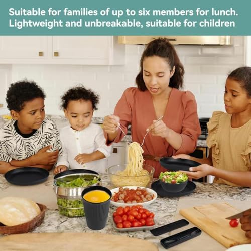 42-Piece Eco-Friendly Dinnerware Set