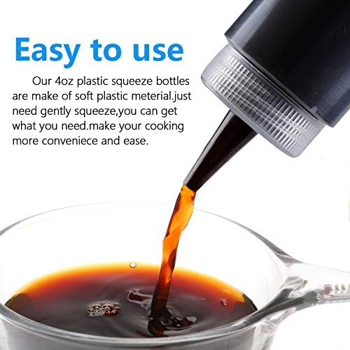 Convenient 4-Ounce Squeeze Bottles