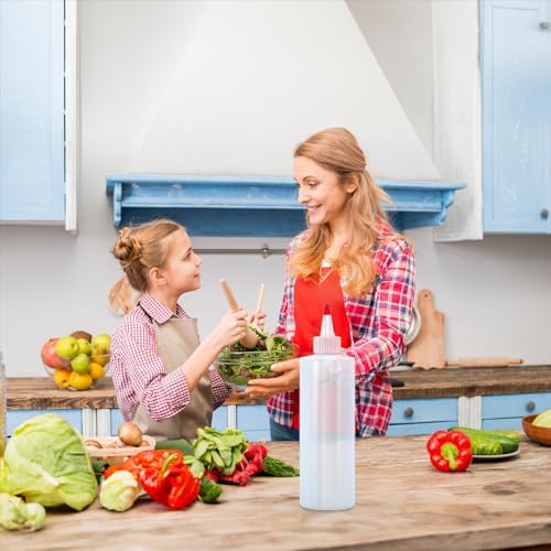 Condiment Squeeze Bottles 8 OZ BPA-Free