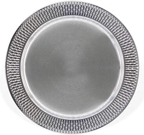 13-Inch Stainless Steel Chargers Set of 6