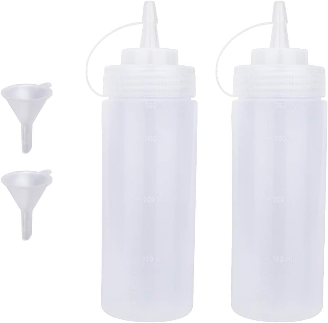 Secure Squeeze Bottles for Kitchen Use