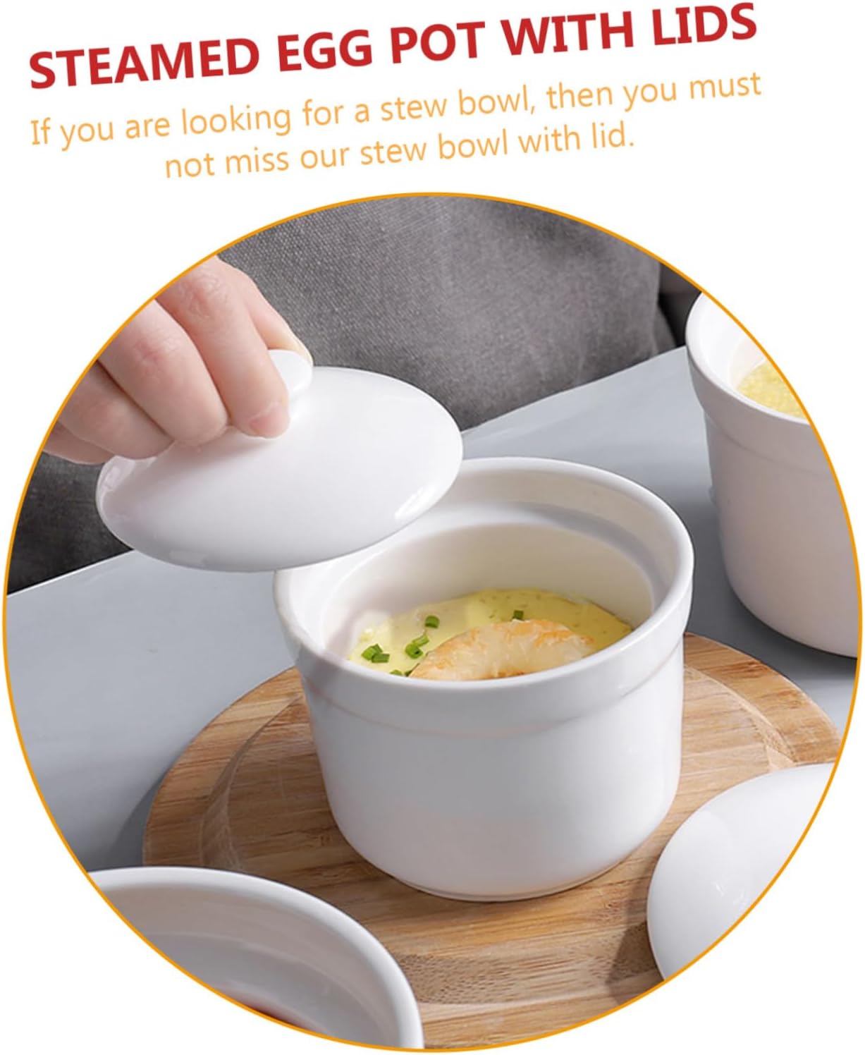 Sturdy Ceramic Soup Pot for Bird Retaining