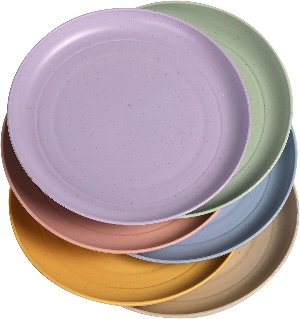 CAMBUY Lightweight Unbreakable Dinner Plates Set 6-Piece